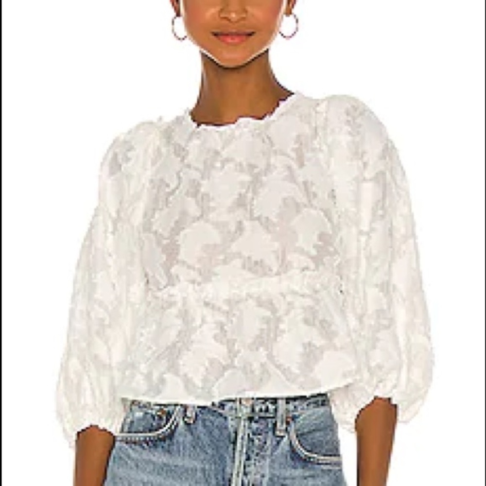 Free People Callie Top in White size Small